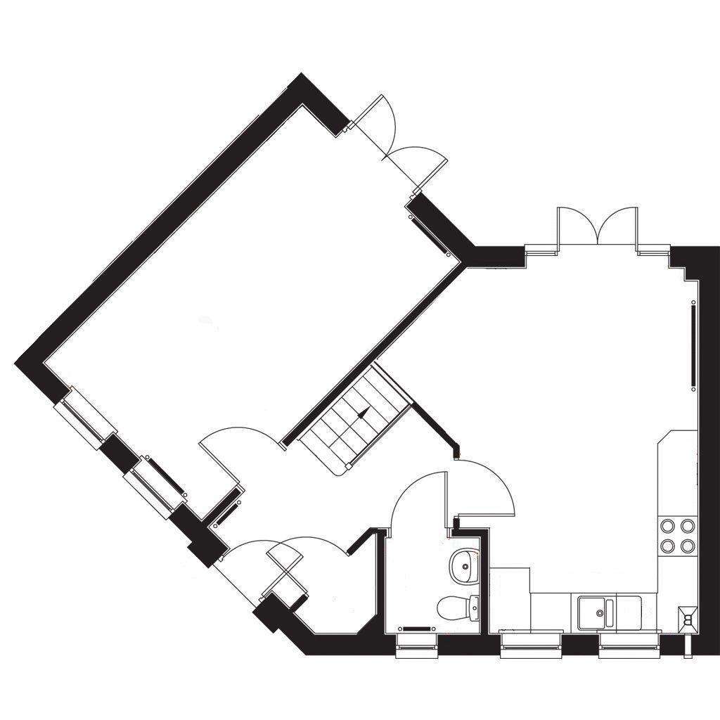 3 bedroom detached house to rent - floorplan