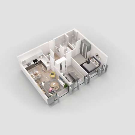 1 bedroom flat for sale - floorplan