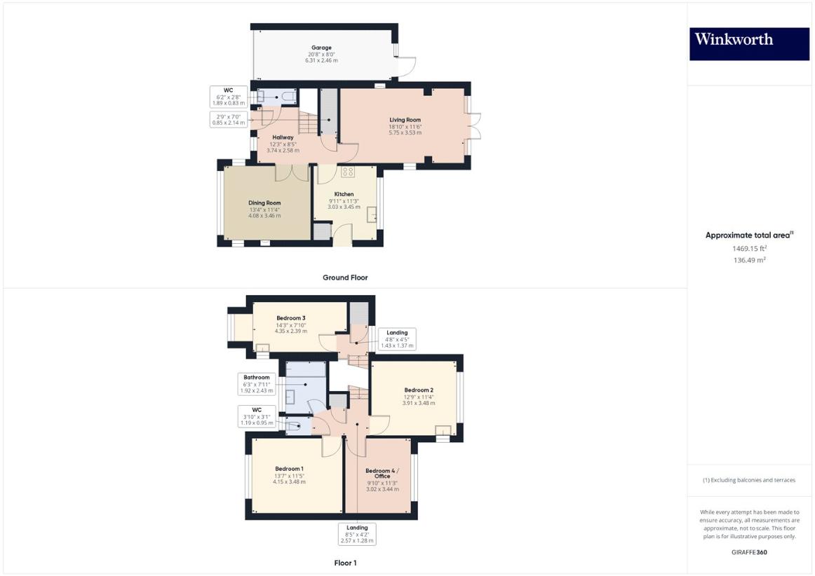 4 bedroom property for sale - floorplan