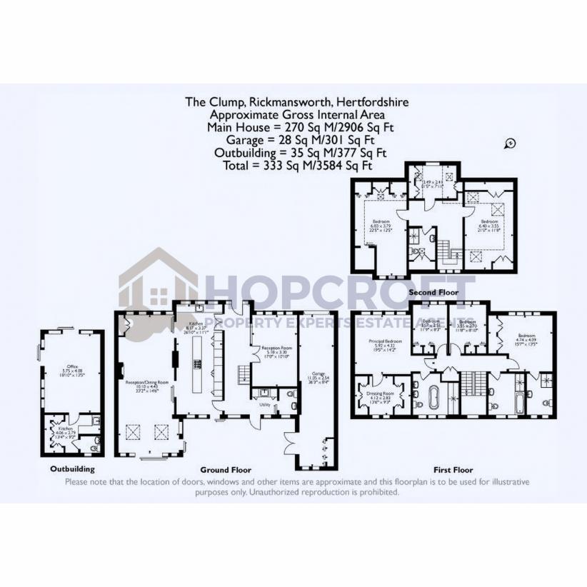 6 bedroom detached house for sale - floorplan