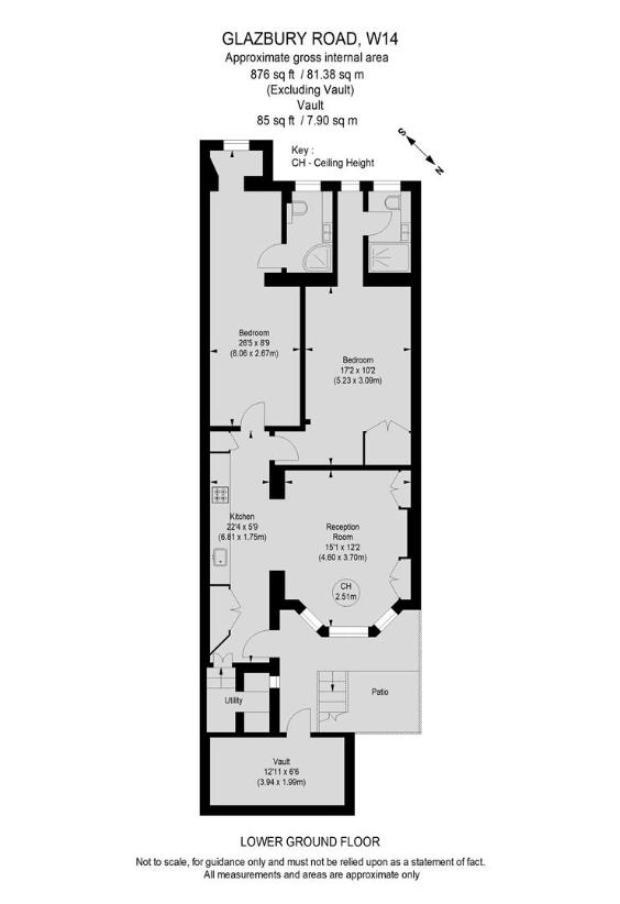 2 bedroom flat for sale - floorplan