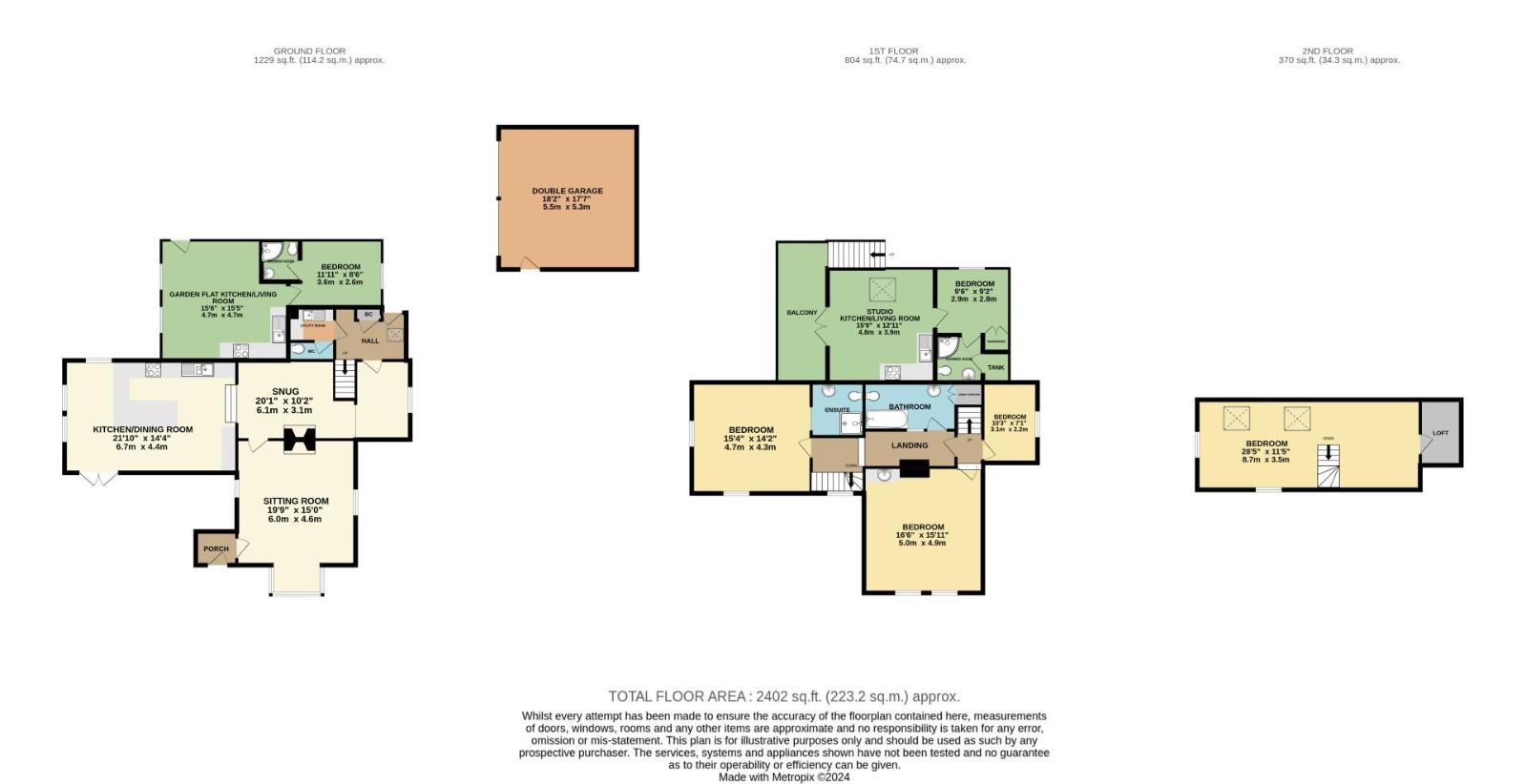 5 bedroom detached house for sale - floorplan