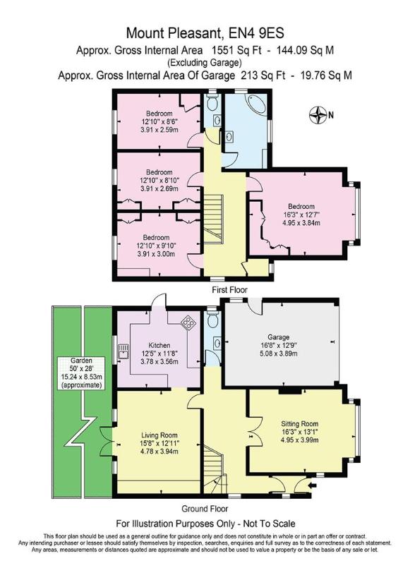 4 bedroom detached house for sale - floorplan