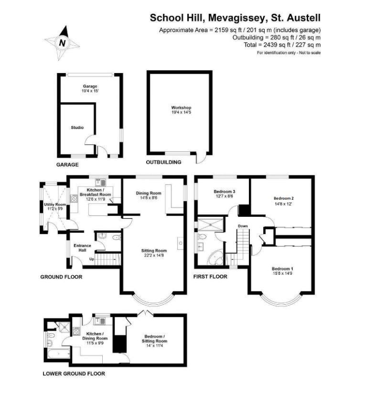 4 bedroom detached house for sale - floorplan