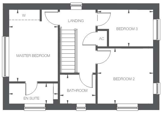 3 bedroom detached house for sale - floorplan