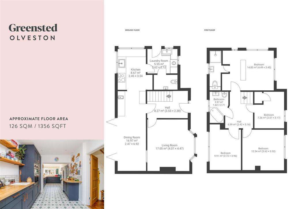 4 bedroom semi-detached house for sale - floorplan