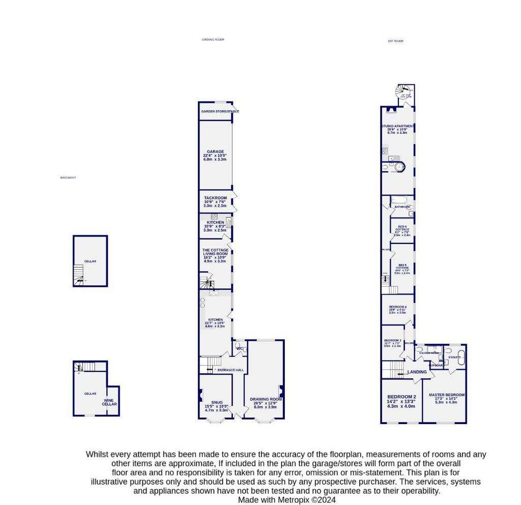 7 bedroom end of terrace house for sale - floorplan