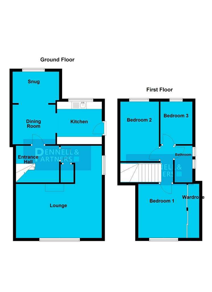 3 bedroom detached house for sale - floorplan