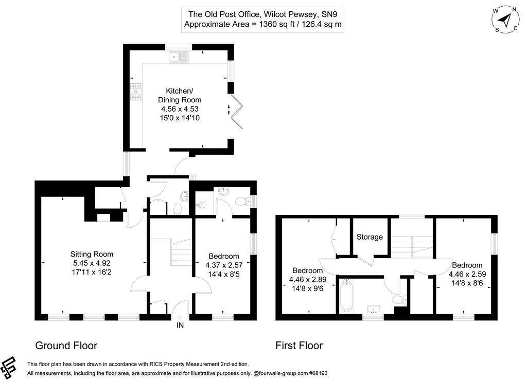 3 bedroom detached house to rent - floorplan