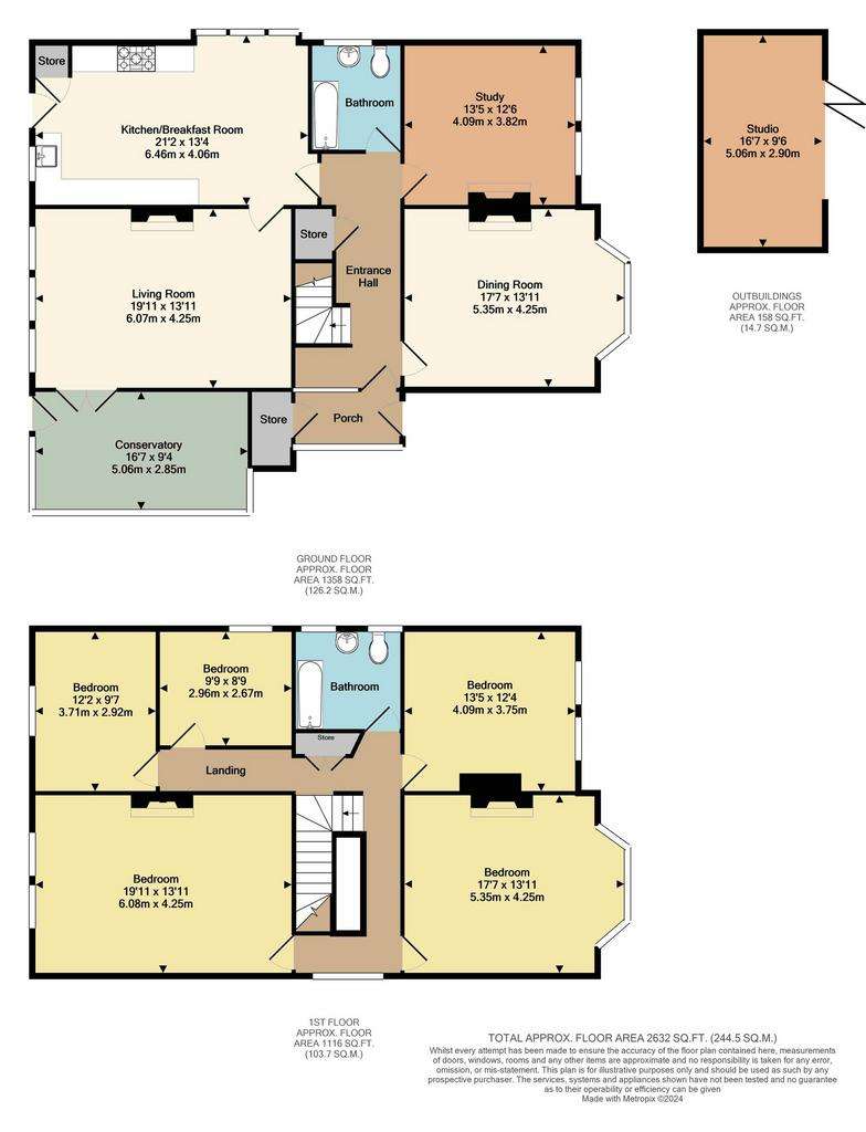 5 bedroom detached house for sale - floorplan