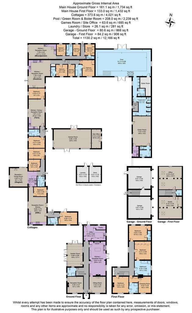 28 bedroom guest house for sale - floorplan