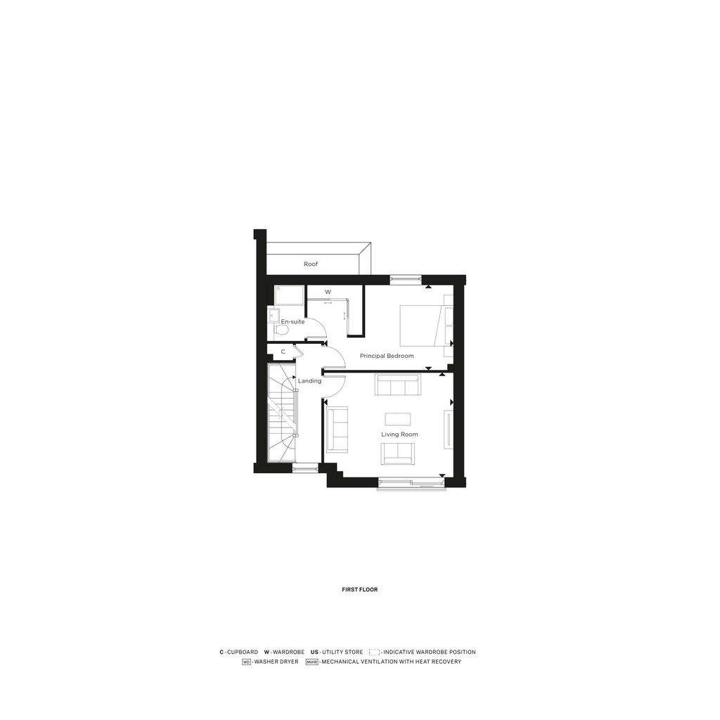 4 bedroom terraced house for sale - floorplan