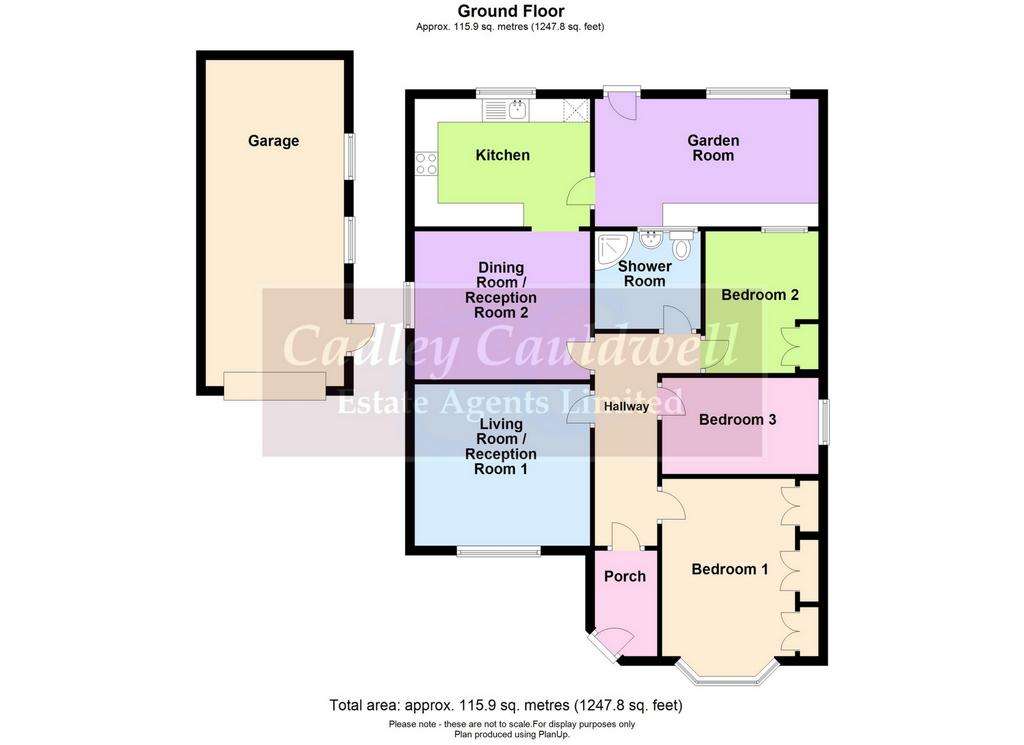 3 bedroom bungalow for sale - floorplan