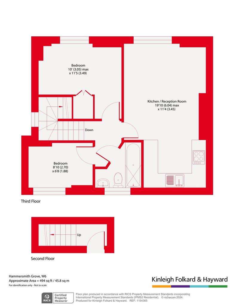 2 bedroom flat for sale - floorplan