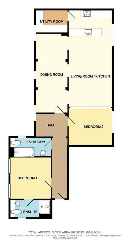 2 bedroom flat for sale - floorplan