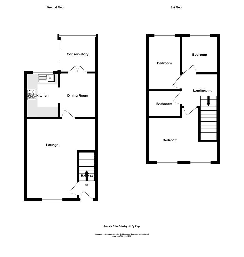 3 bedroom detached house for sale - floorplan