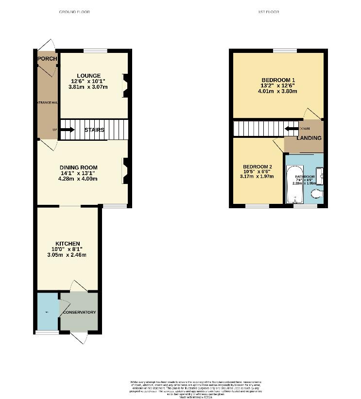 2 bedroom property for sale - floorplan