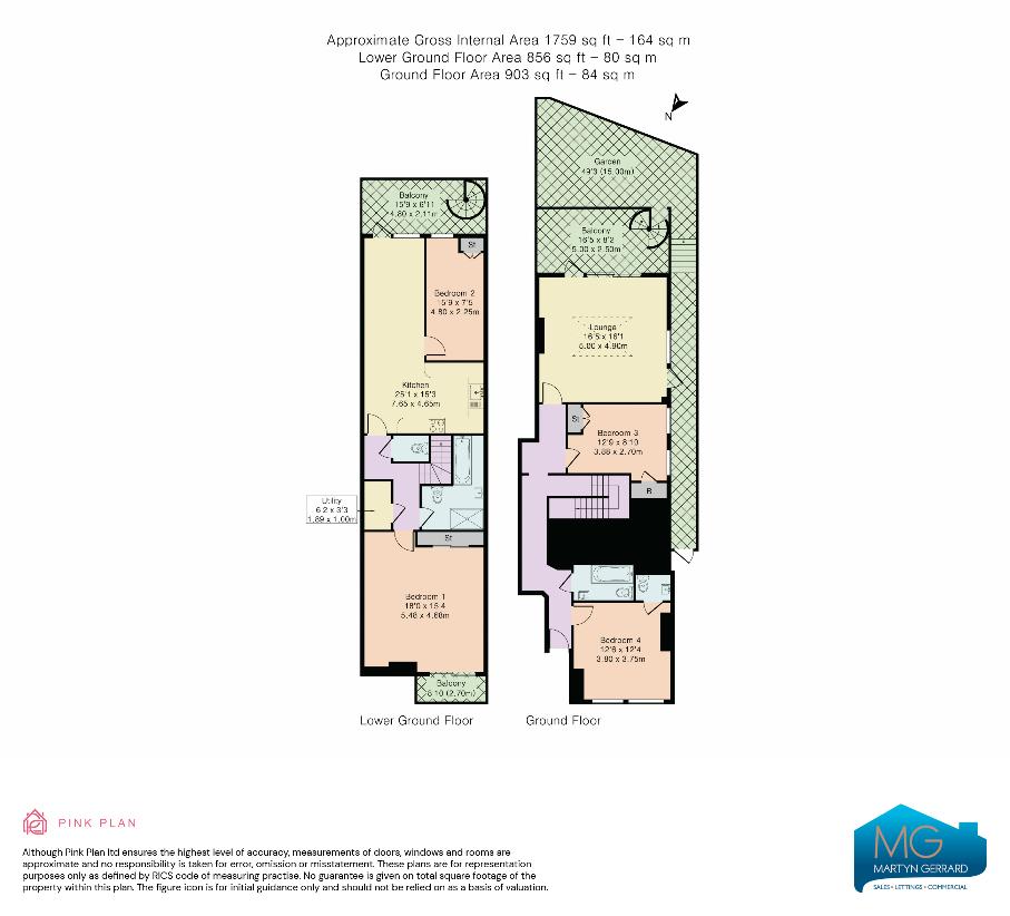 4 bedroom flat for sale - floorplan