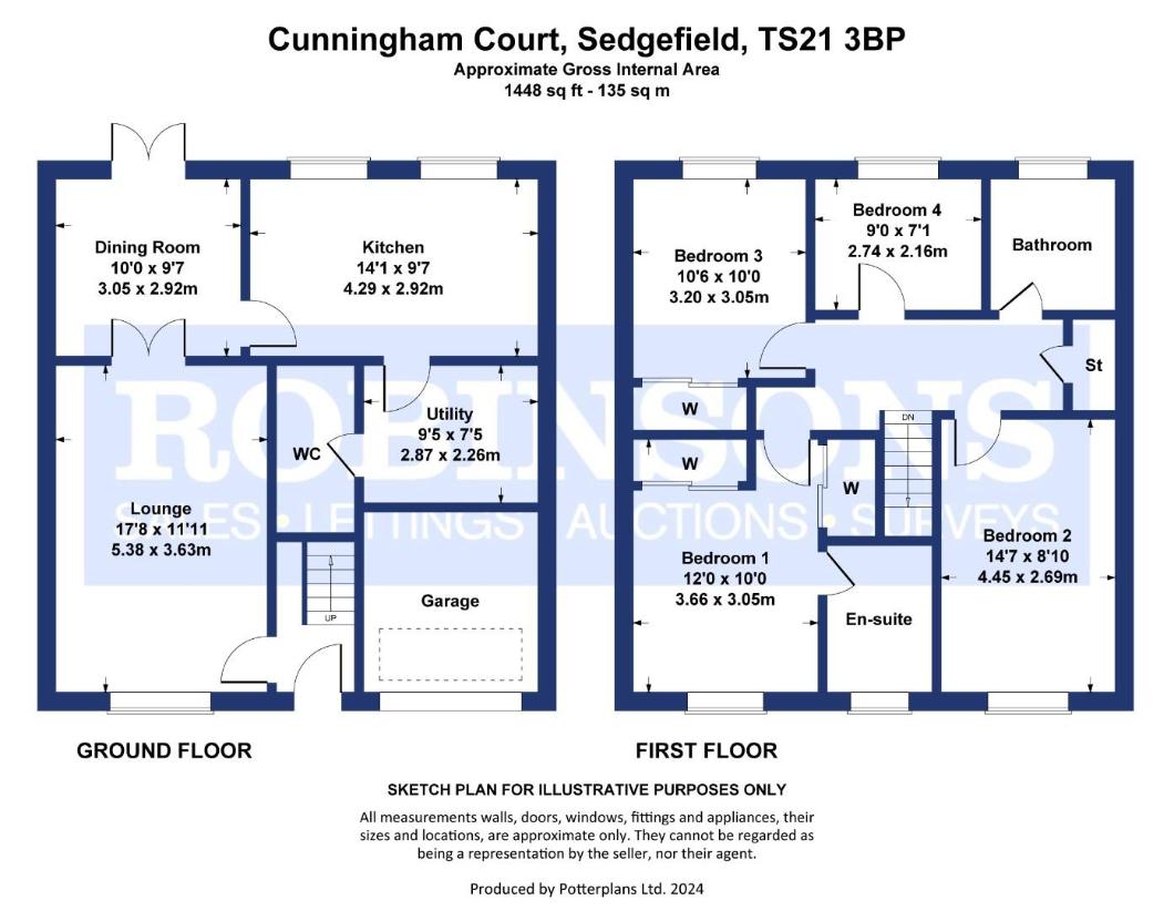 4 bedroom detached house for sale - floorplan