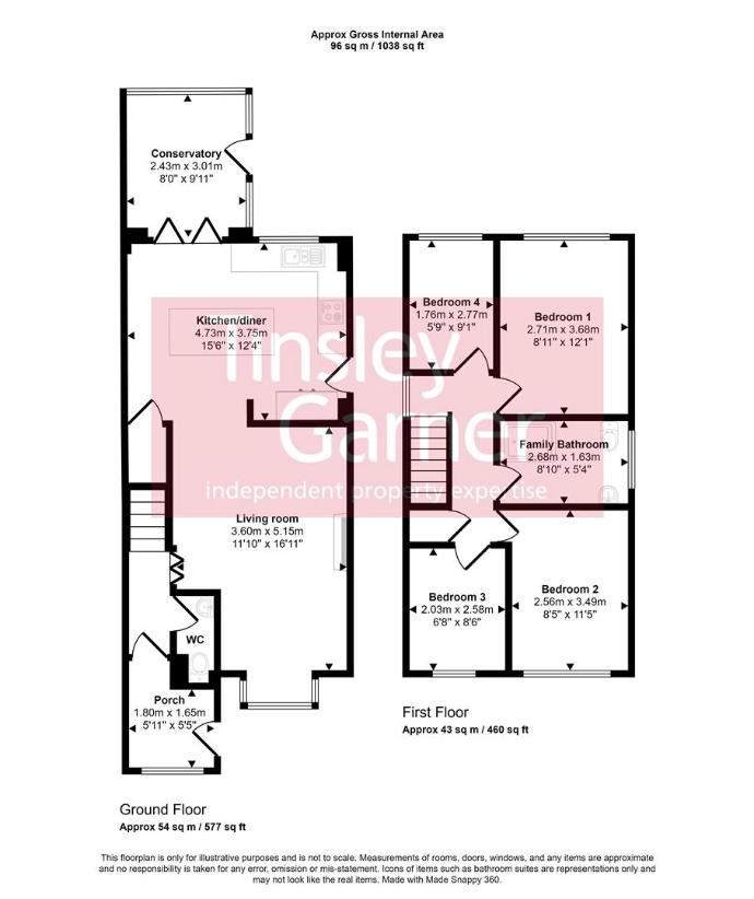 4 bedroom detached house for sale - floorplan