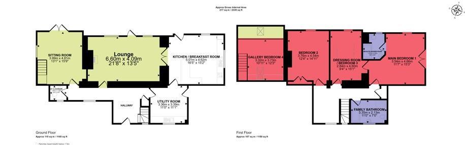 4 bedroom detached house for sale - floorplan