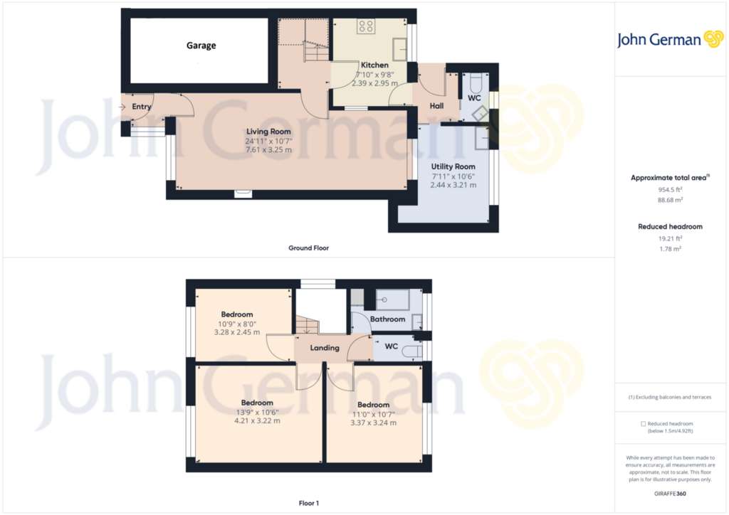 3 bedroom detached house for sale - floorplan