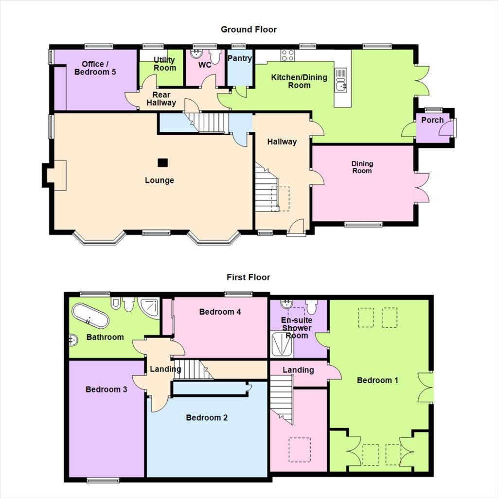 4 bedroom detached house for sale - floorplan