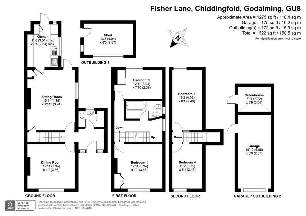 4 bedroom cottage for sale - floorplan