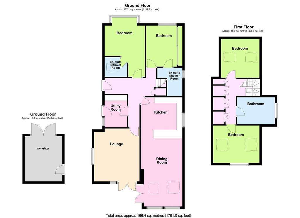 4 bedroom chalet for sale - floorplan