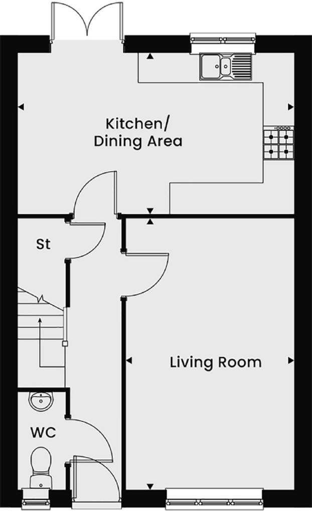 3 bedroom detached house for sale - floorplan