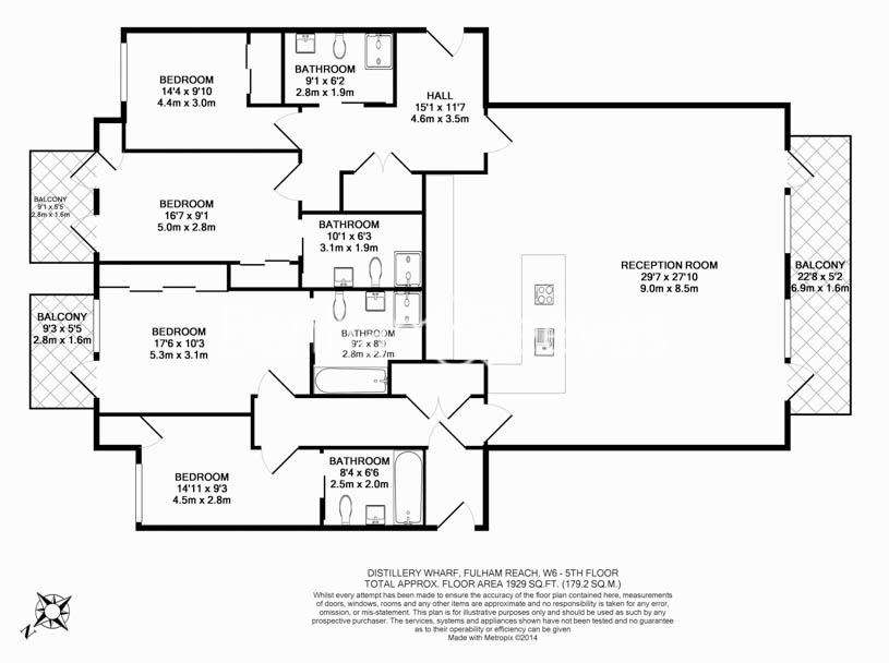 4 bedroom flat to rent - floorplan