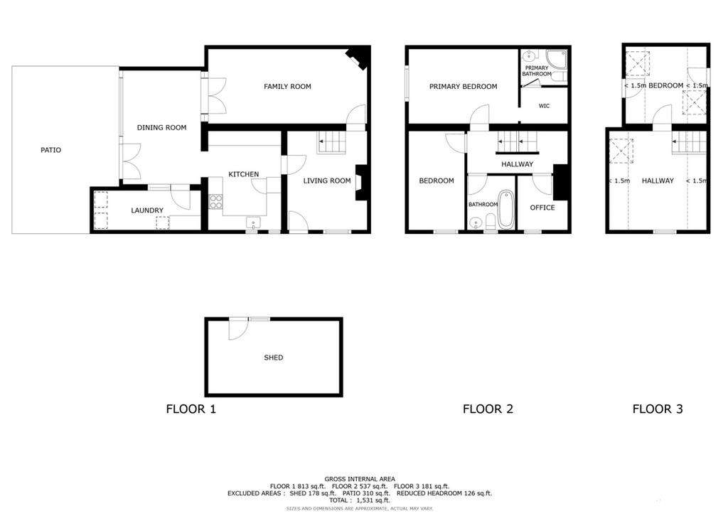 4 bedroom cottage for sale - floorplan