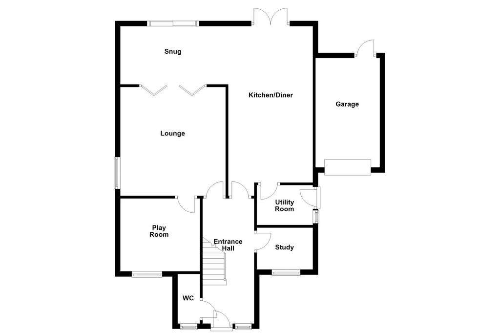 4 bedroom detached house for sale - floorplan