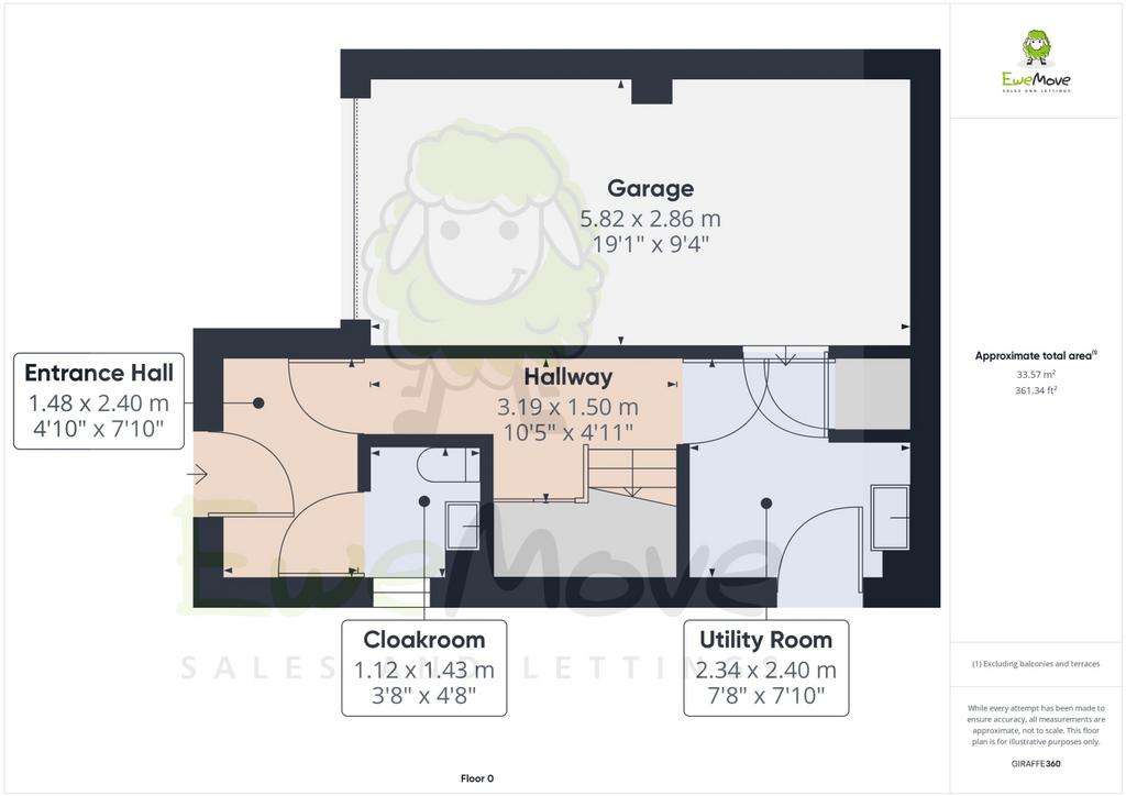 3 bedroom semi-detached house for sale - floorplan