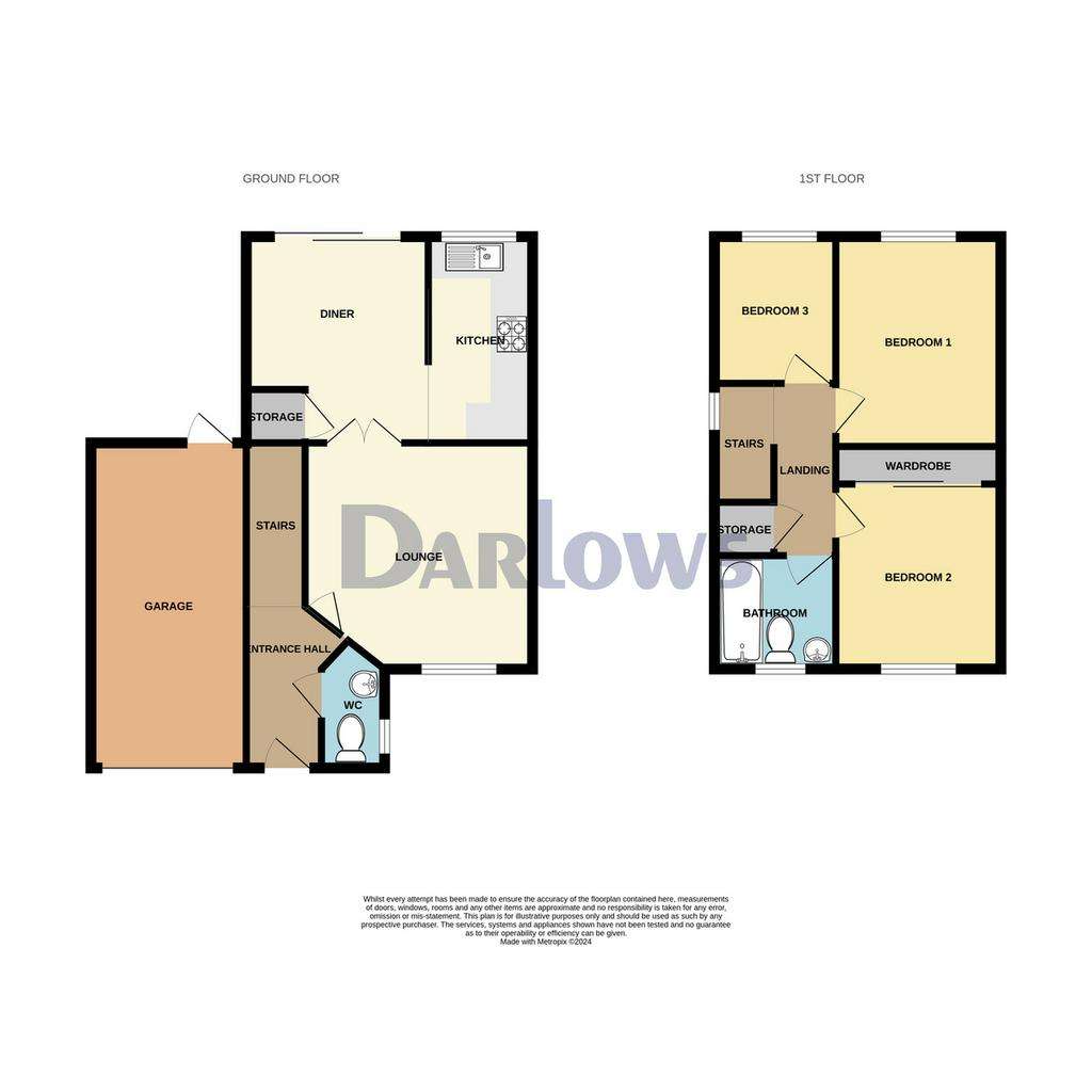 3 bedroom detached house for sale - floorplan