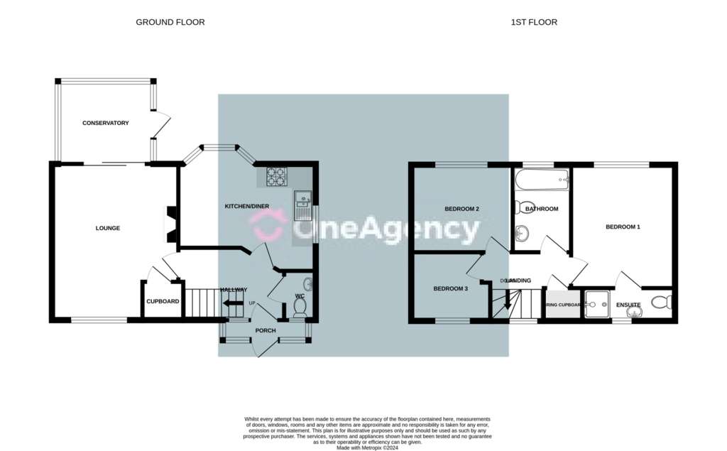 3 bedroom detached house for sale - floorplan