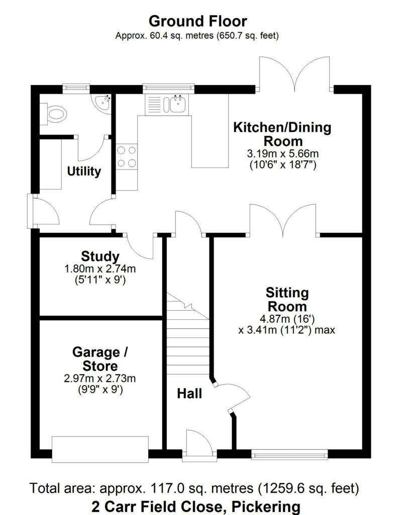 4 bedroom detached house for sale - floorplan