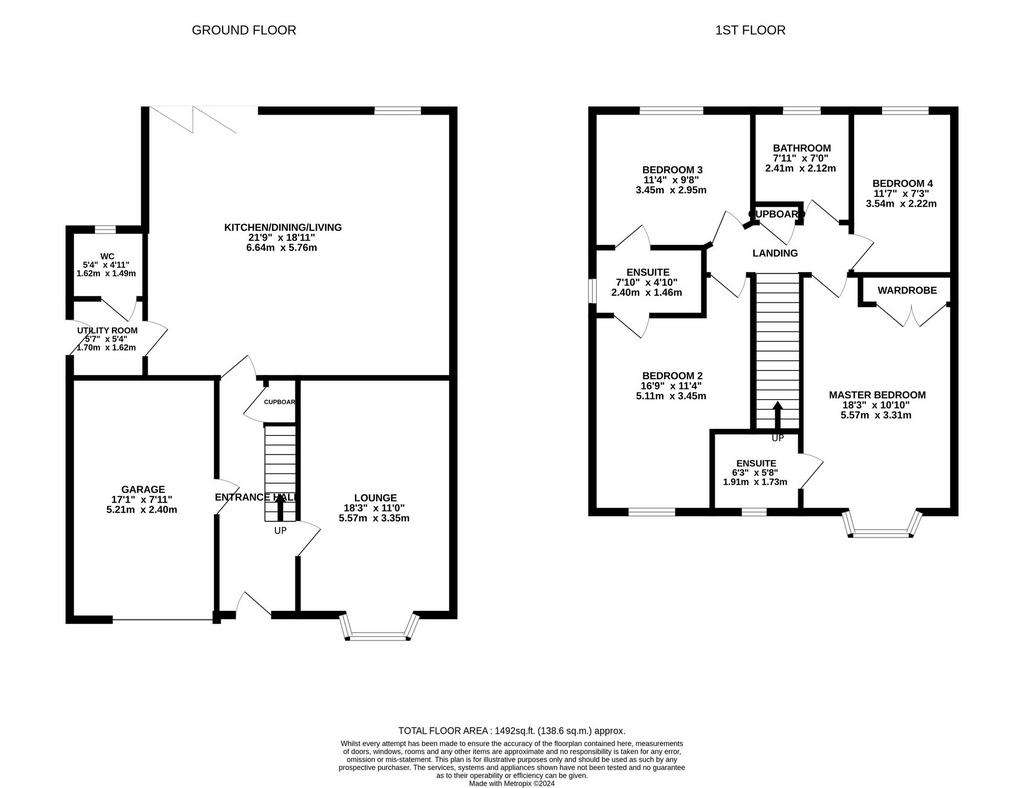 4 bedroom detached house for sale - floorplan