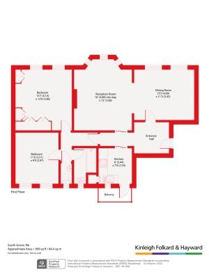 2 bedroom flat to rent - floorplan