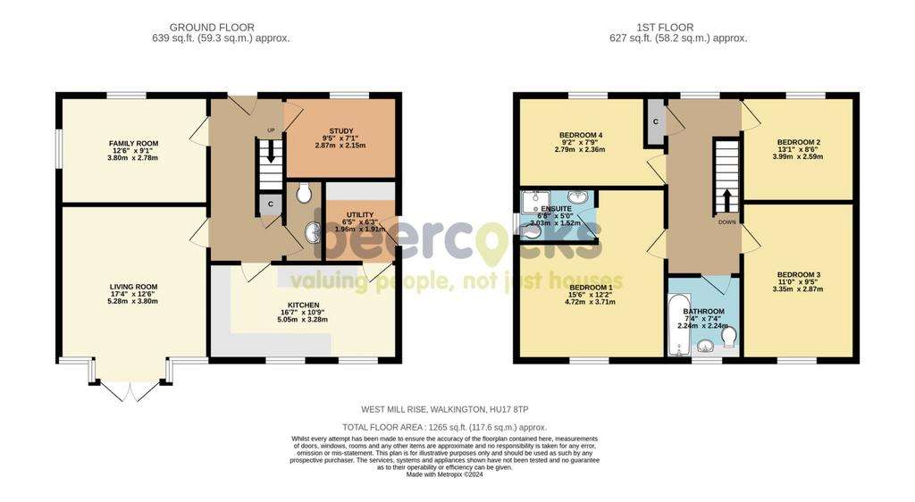 4 bedroom detached house for sale - floorplan