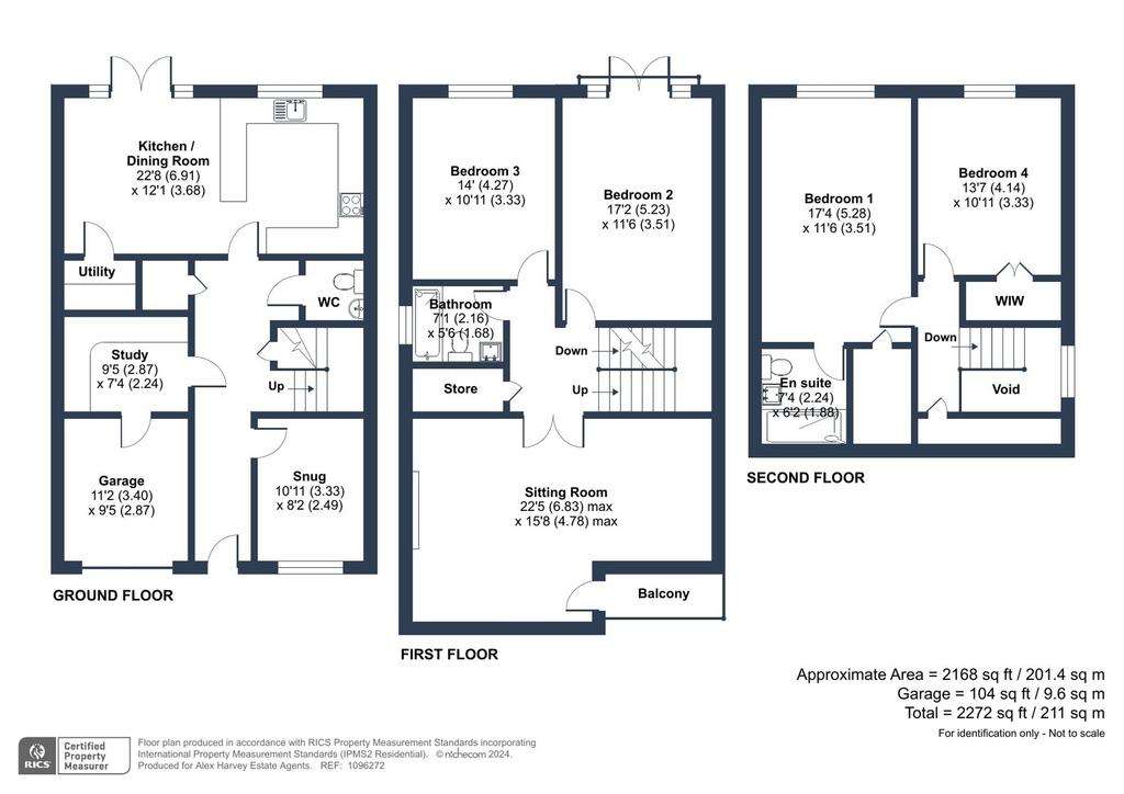 4 bedroom detached house for sale - floorplan