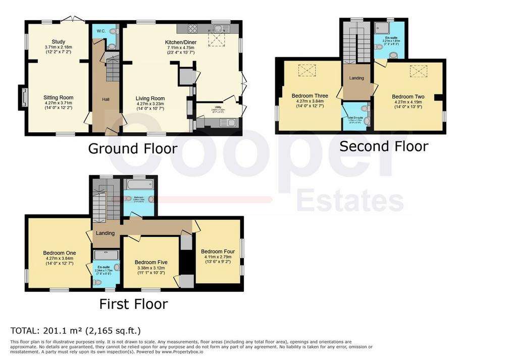 5 bedroom detached house for sale - floorplan