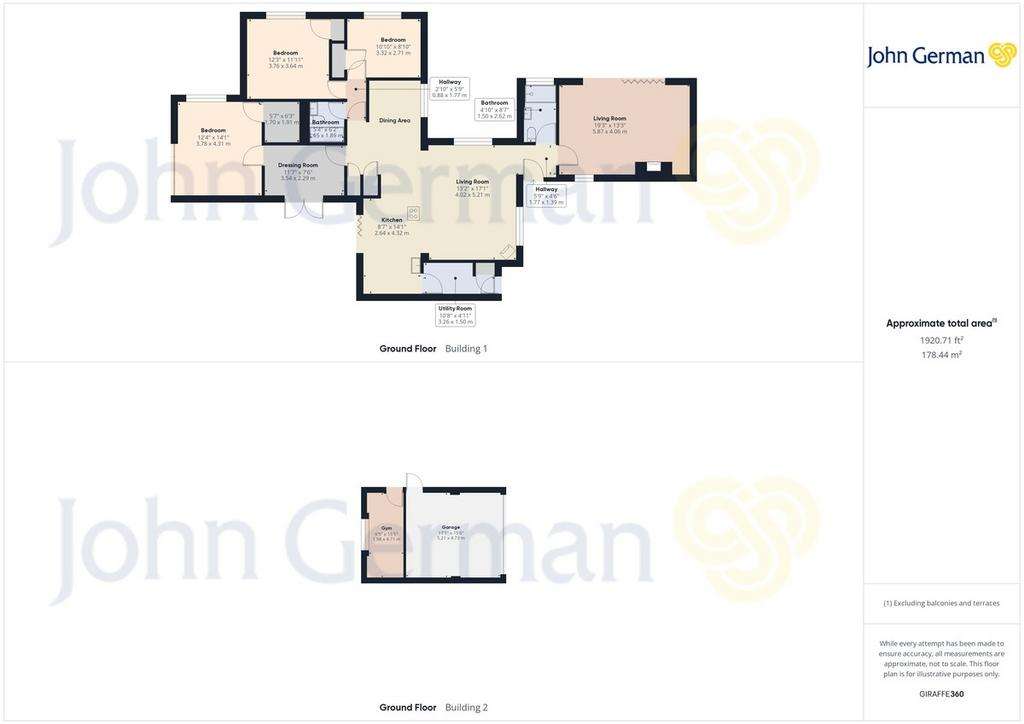 3 bedroom detached bungalow for sale - floorplan