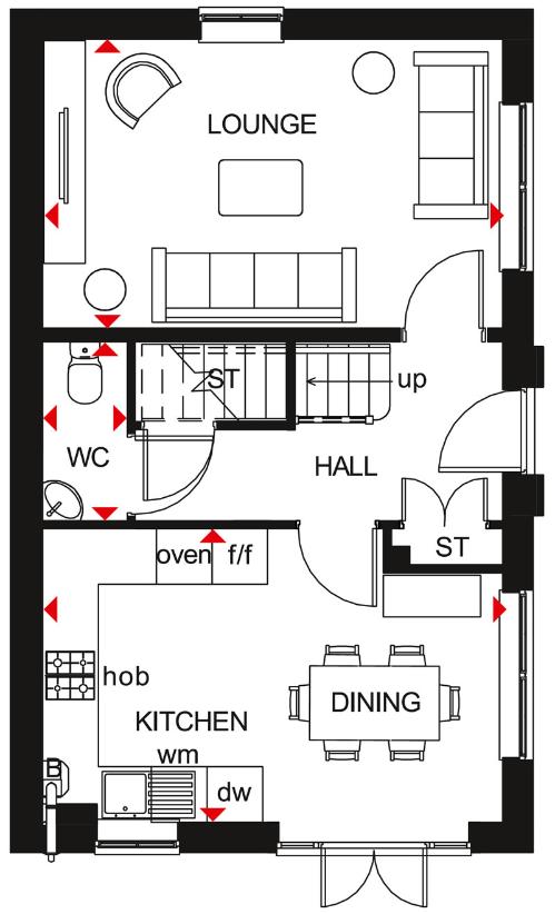 3 bedroom detached house for sale - floorplan