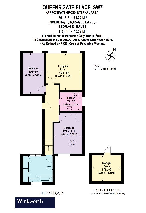 2 bedroom flat for sale - floorplan