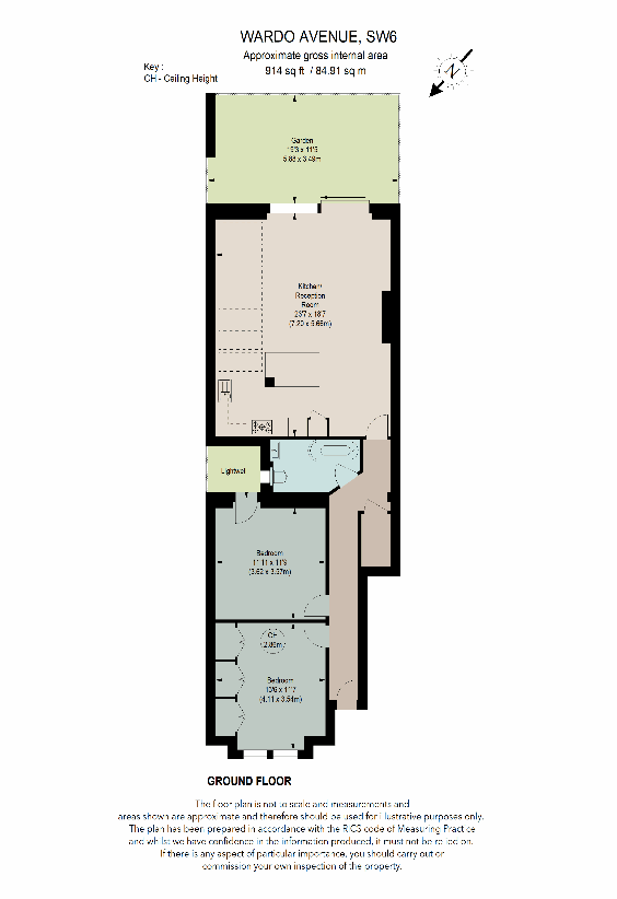 2 bedroom flat for sale - floorplan