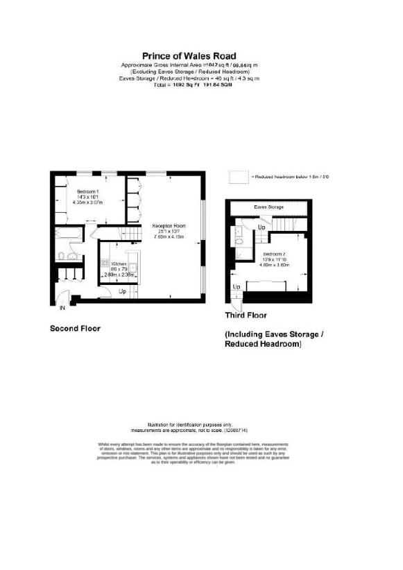 2 bedroom flat for sale - floorplan