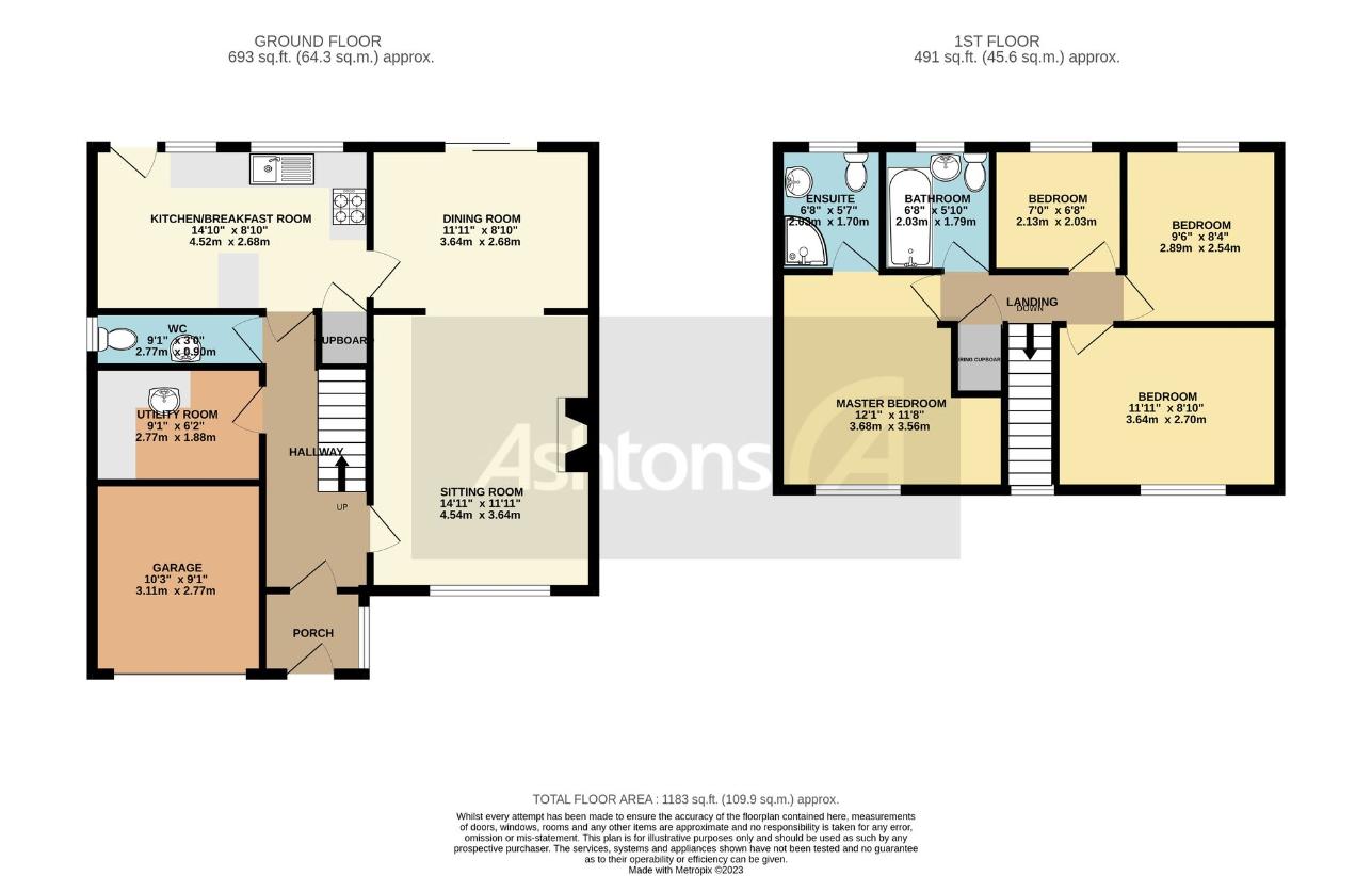 4 bedroom detached house for sale - floorplan