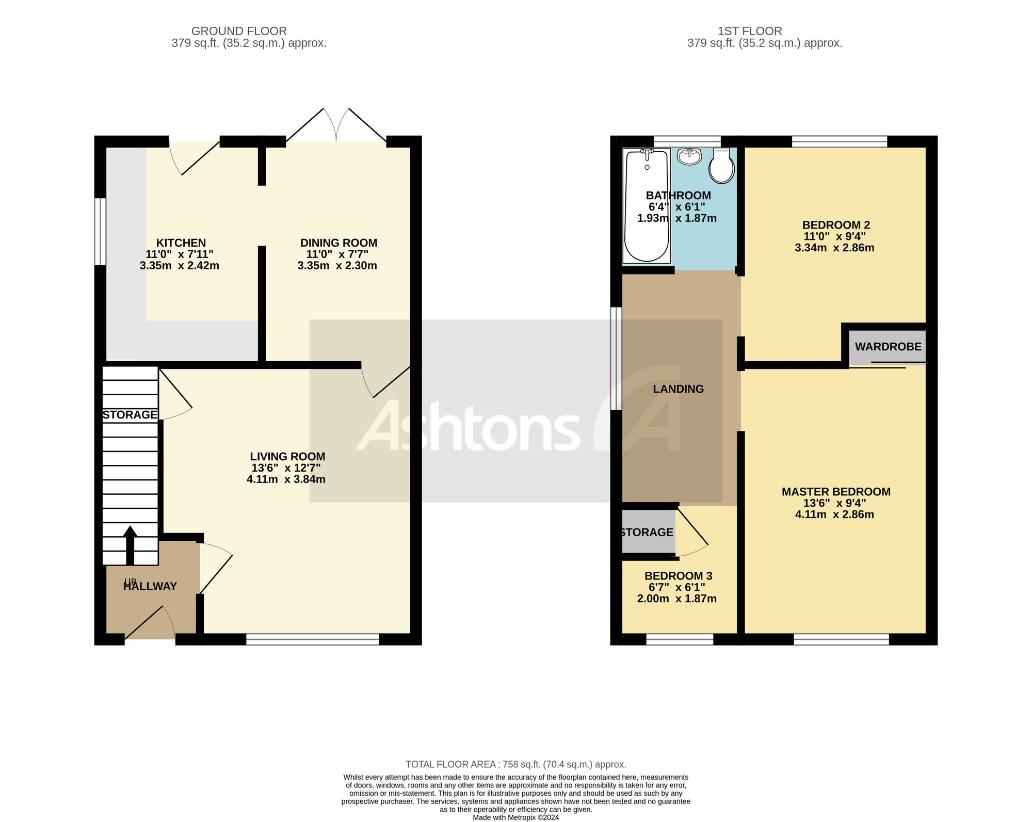 3 bedroom detached house for sale - floorplan