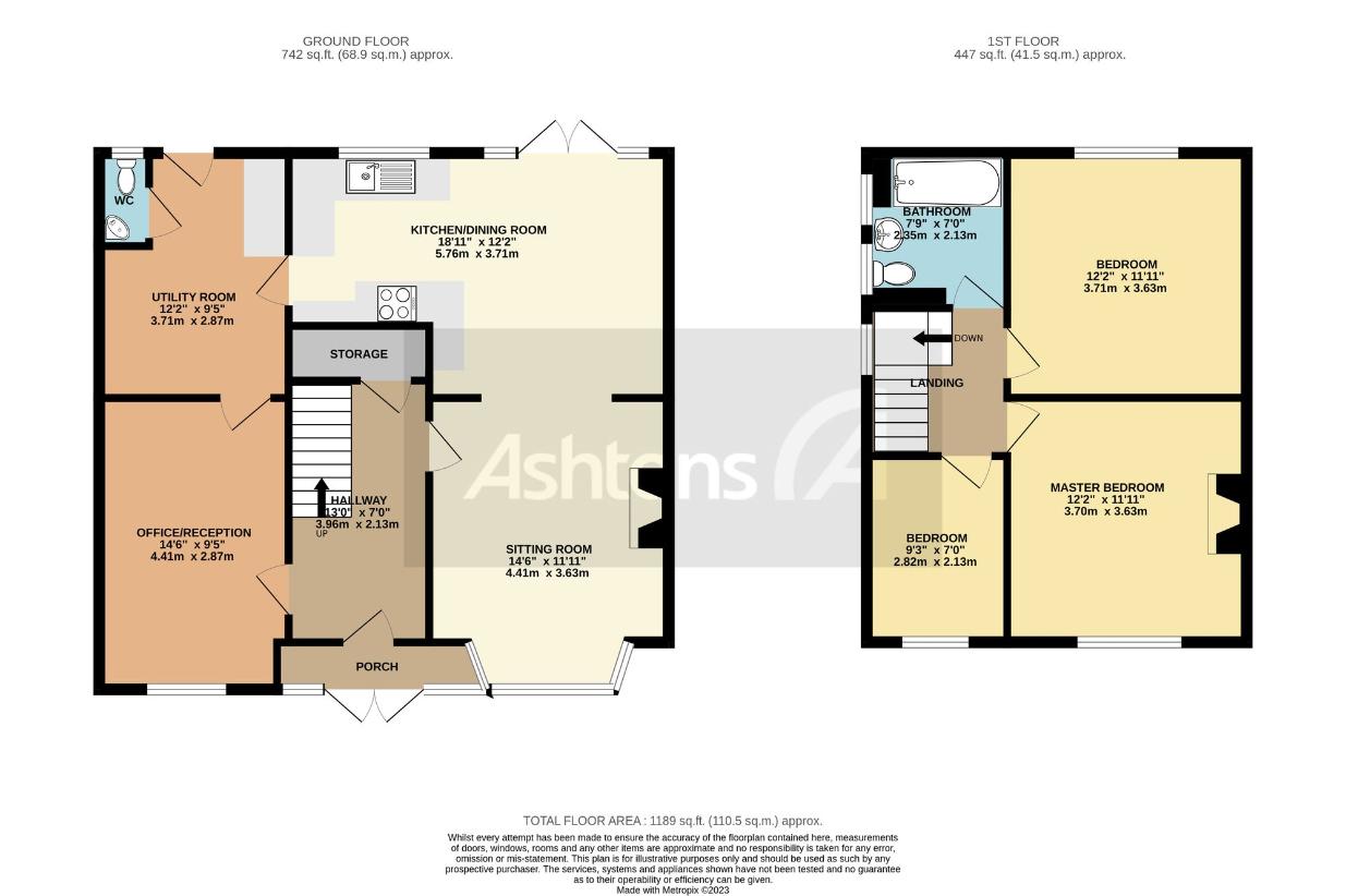 4 bedroom semi-detached house for sale - floorplan